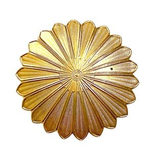 LIEBA Vintage SCARF Clip Gold Medallion
